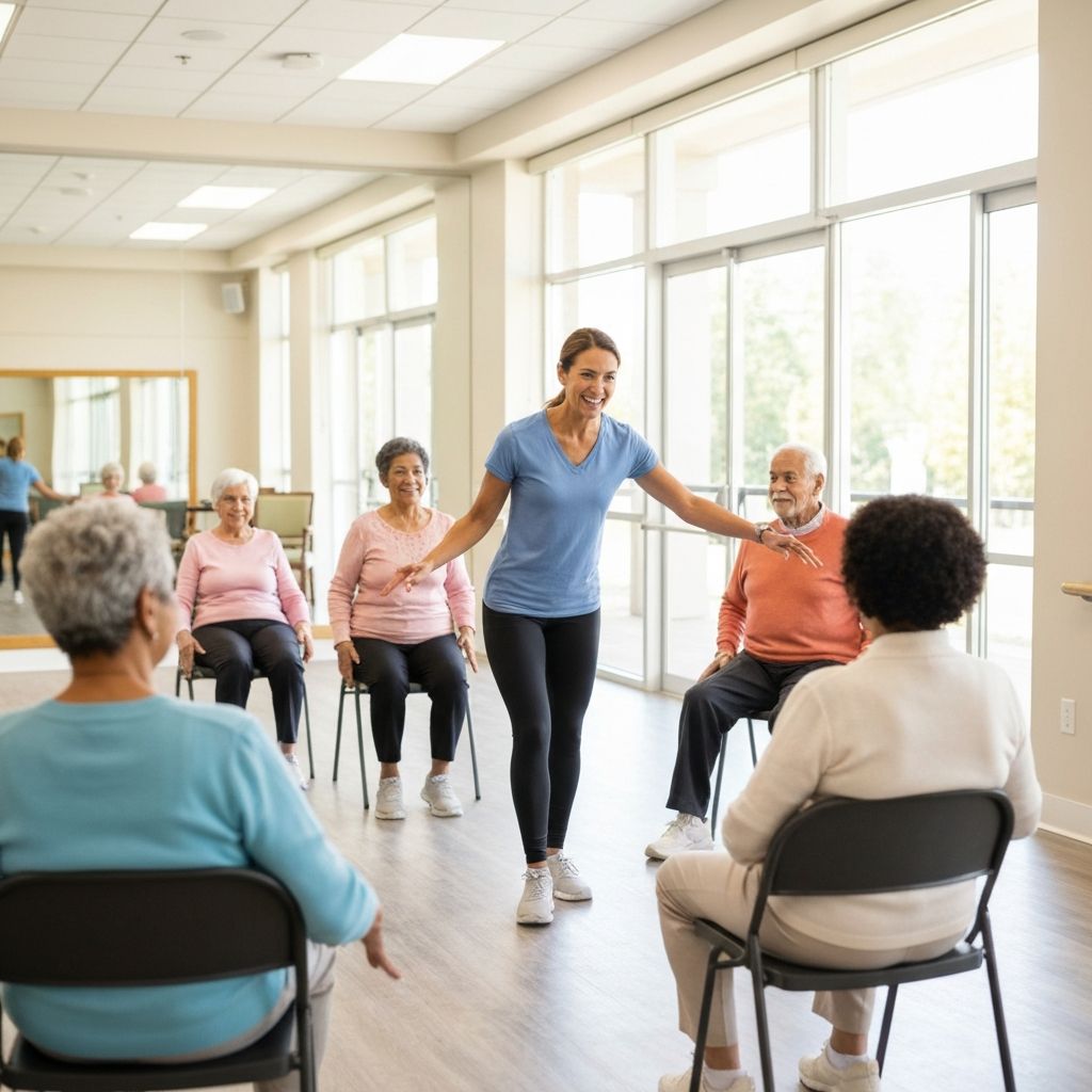 Group exercise session
